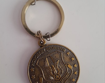 Vintage Keychain 1961 Military Rare