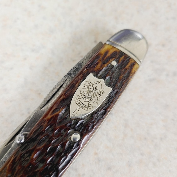 Antique Ulster Boy Scouts Pocket Knife: Dwight Devine & Sons No
