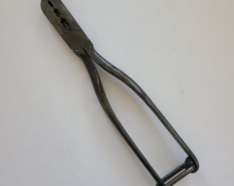 Vintage circa 1950's Bell System Telephone Lineman's wire splicing tool made by Krakuter U.S.A. cleaned
