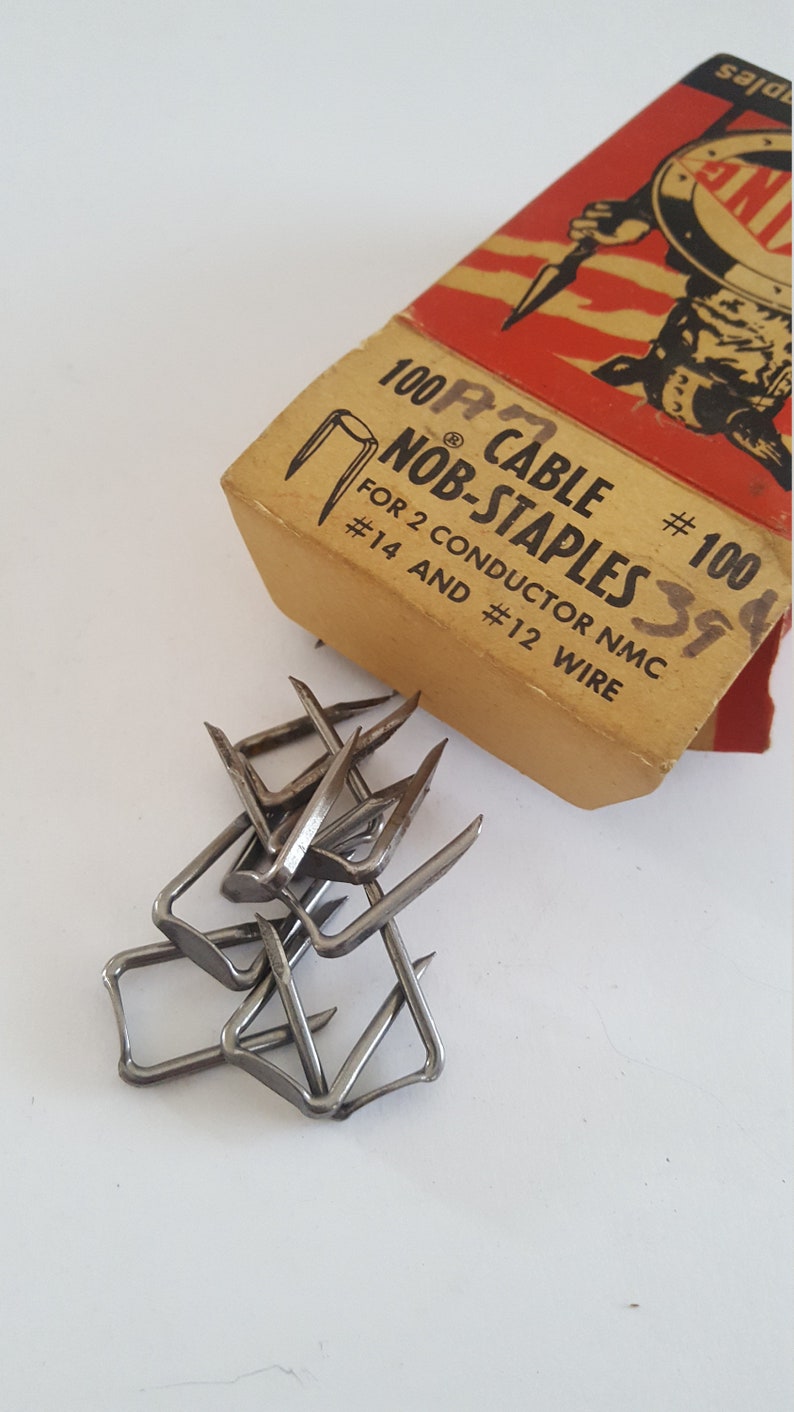 Vintage 1950's viking Brand Cable Nob Staples Etsy