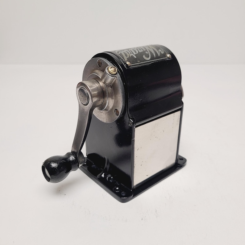 Antique early 1920's "Wizard" Pencil Sharpener, frame off restoration image 6