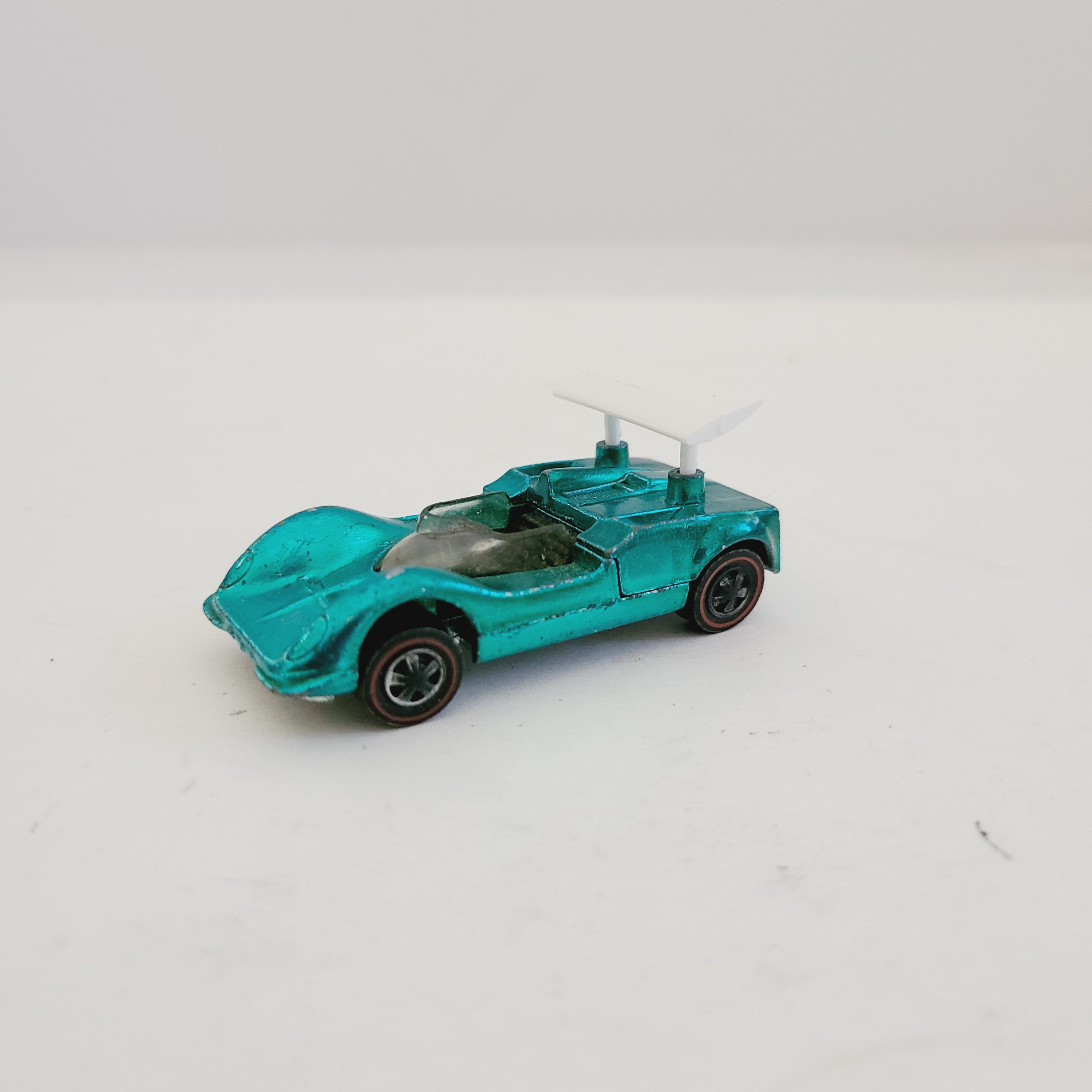 Vintage 1969 Redline Hot Wheels Chaparral 2G: Spectraflame Aqua