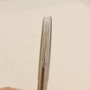 Vintage 1979 Parker Ballpoint Pen - Stainless Steel - Made in England ...