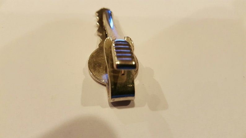 Vintage Moose Lodge tie clip Key Moose 1960s B6 Men/'s Fraternal Organization key shape