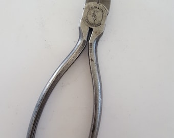 Vintage PS&W Co Lineman Pliers Wire Cutters Electrical 240-8 8