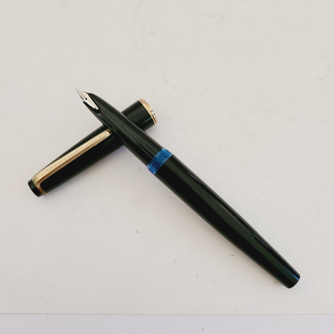 Vintage Mont Blanc No.31 Fountain Pen Good Quality in Black and Gold Nice Balance Has a Name R. Cerbins Etsy
