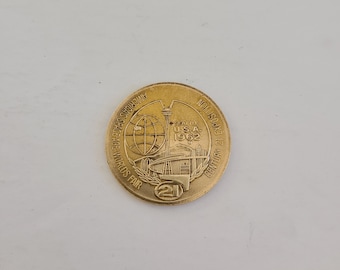 1962 Seattle World's Fair Medallion: Space Needle Brass "So Called Dollar"