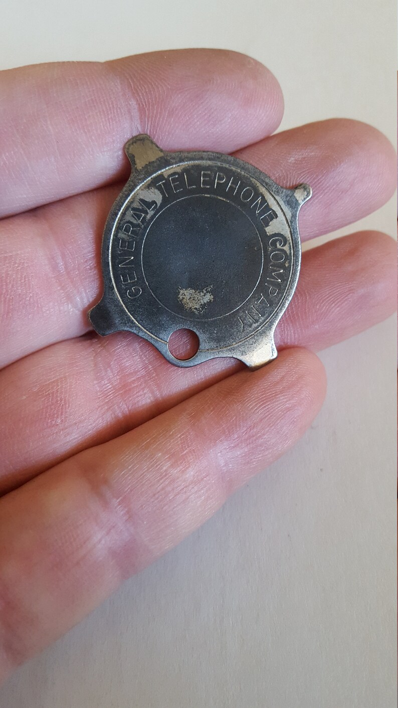 Vintage 1950's Pocket Screwdriver General Telephone Company 4 Size