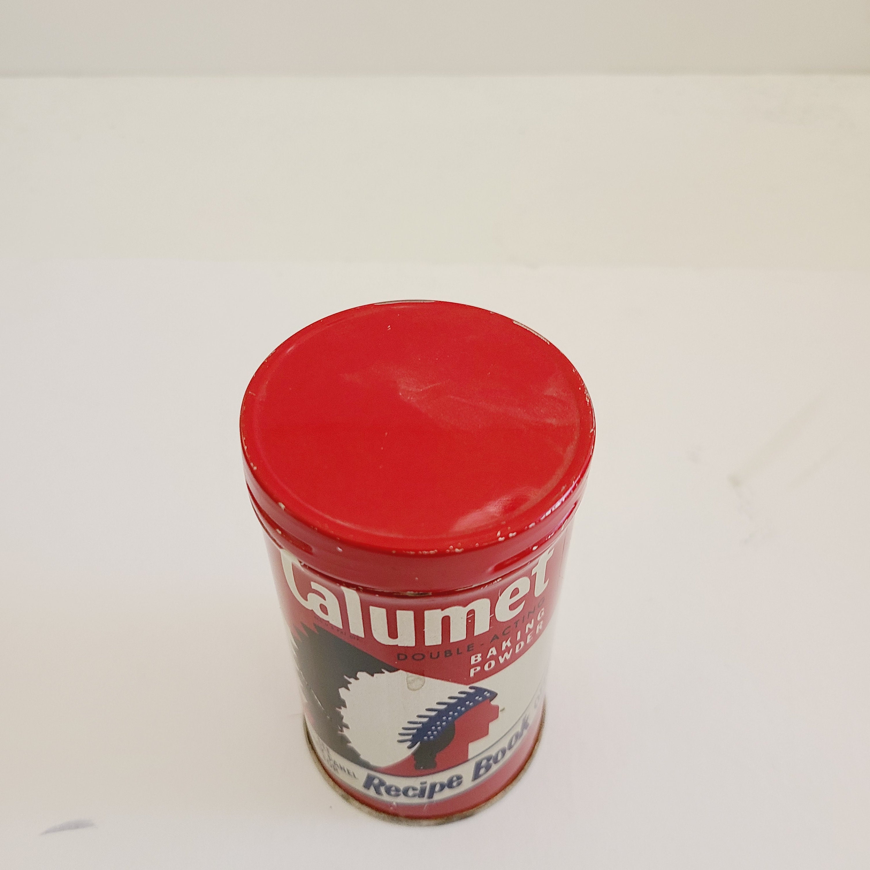 Vintage Circa 1950's Calumet Baking Powder 1/2lb Can Size