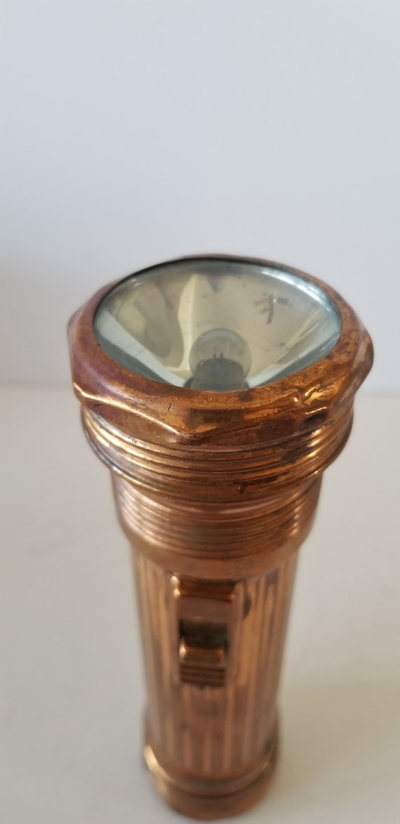 Lampe de poche bullet Ray-O-Vac vintage vers 1930, lentille