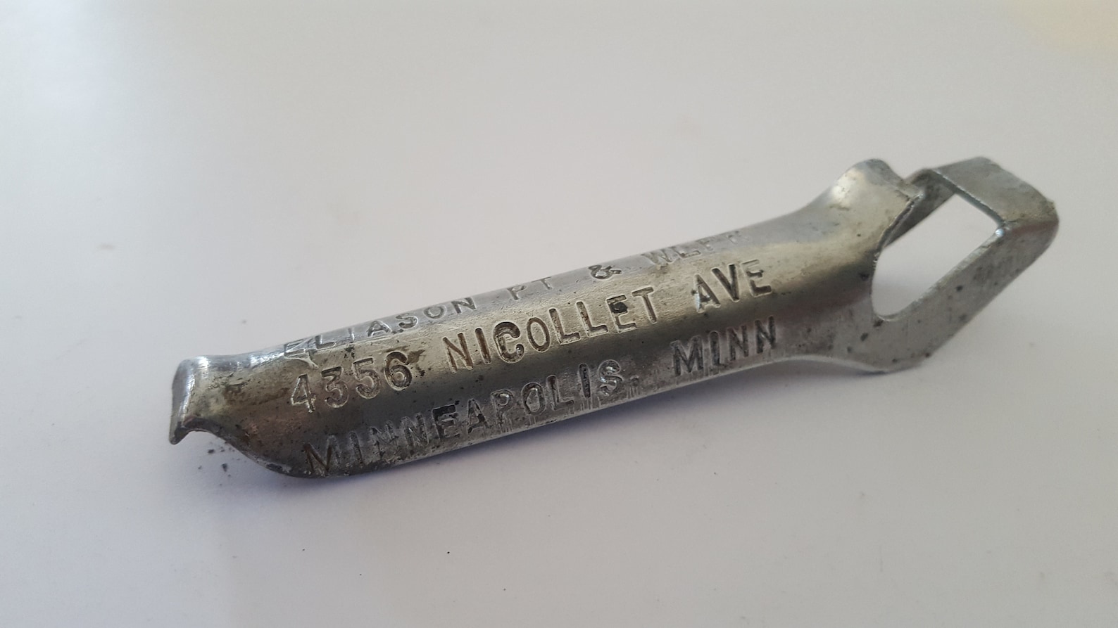 Vintage 1950's advertising paint can/bottle opener made by Etsy