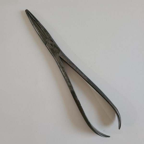 Antique circa 1880 J.H. Gemrig Philadelphia surgical bone forceps, good condition. Scarce