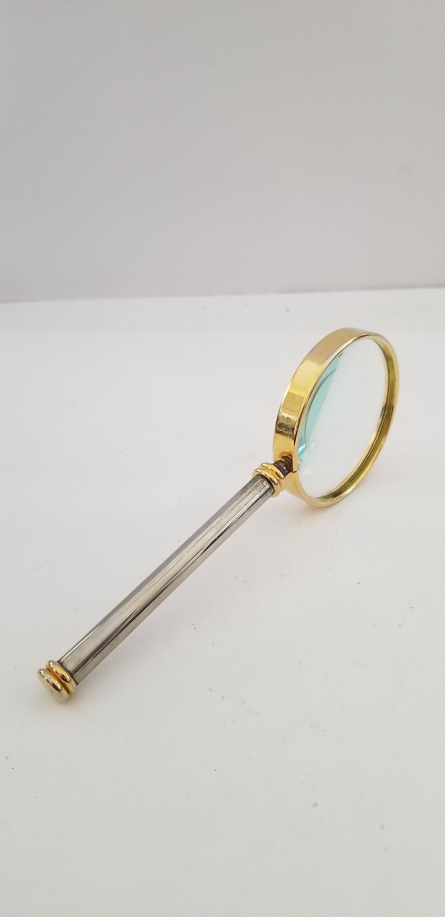 The Classic Magnifying Glass 3 with Powerful 5X Magnification - Metal Frame