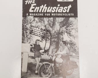 Vintage June 1954 Issue of the Enthusiast, A Magazine for