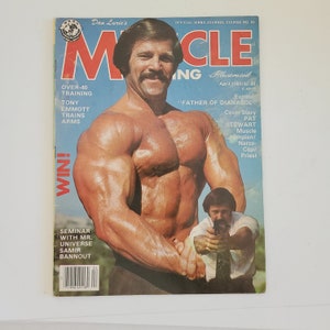 Vintage April 1980 Dan Lurie&#39;s Muscle Training Illustrated magazine, bodybuilding and physiques WBBG Journal Course No.83