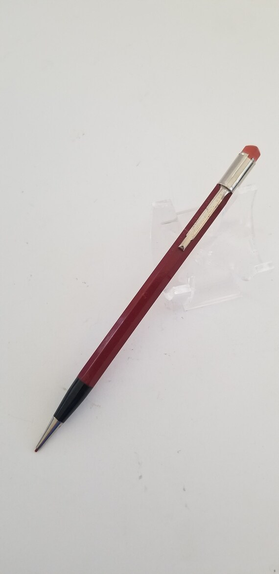 Vintage 1950 s Autopoint Mechanical Pencil Red Barrel and Lead for