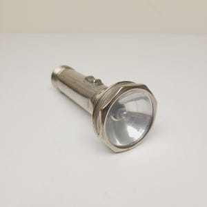 Vintage circa 1930&#39;s Aurora used nice condition flashlight 2 C cells in working condition, nice and clean with batteries not included
