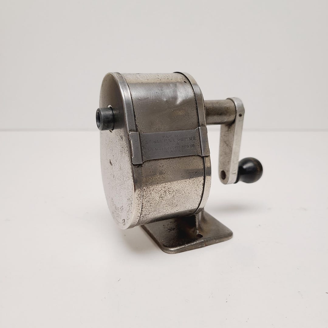 Antique 1920's Automatic Pencil Sharpener Division Spengler-loomis