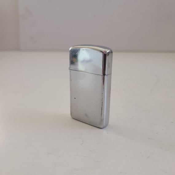 Vintage 1970 Zippo Slim Lighter: Plain Windproof Tobacciana - Etsy
