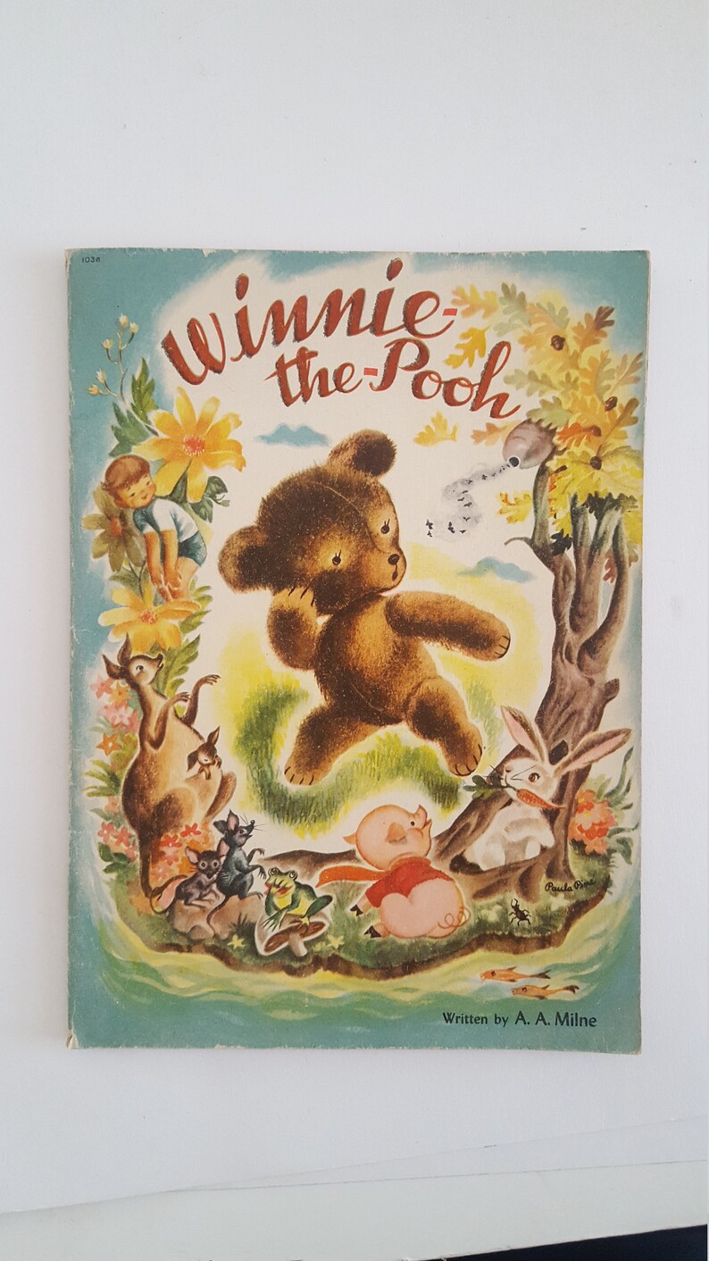 Vintage 1946 cubierta blanda Winnie the Pooh por A.A. Milne | Etsy