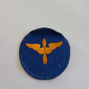 Vintage WW2 Army Air Corps Patch: Propeller & Wings