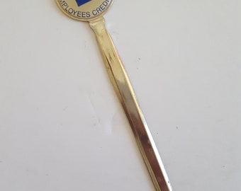 Vintage circa 1960's to 1970's advertising letter opener Naval Avionics Employee Credit Uinon