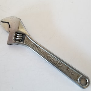Vintage Irega 4&quot; Adjustable Wrench - Made in Spain