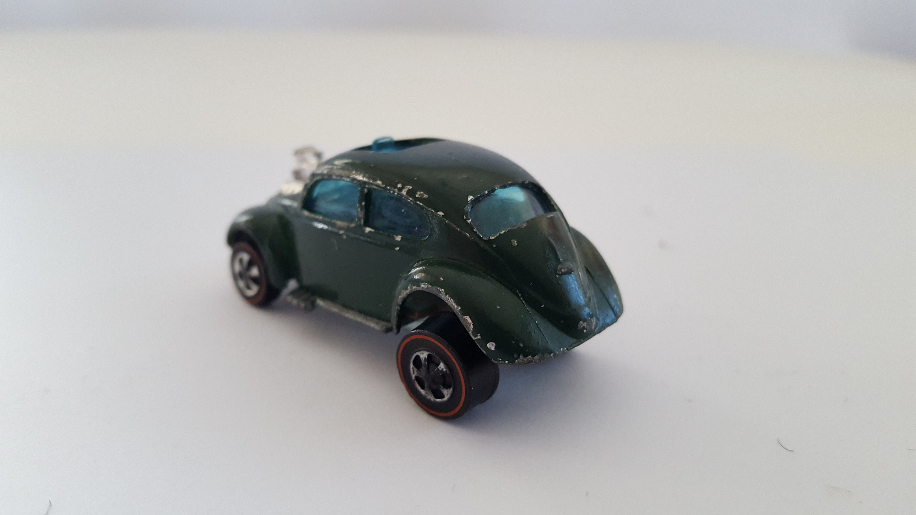 Vintage Redline Hot Wheel Custom Volkswagen: Green Enamel, Hong