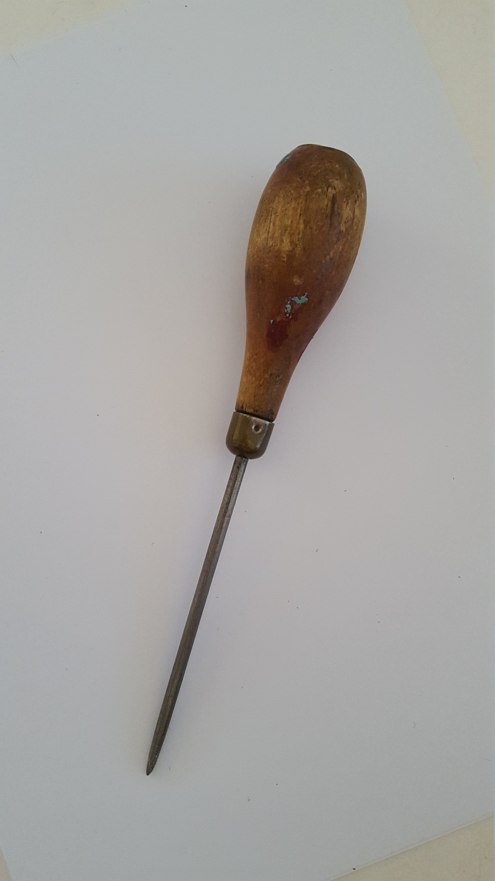 Vintage Circa 1930's Scratch Awl or Ice Pick With Wood Etsy