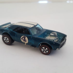 Vintage Circa 1970's Hot Wheels Redlines heavy Chevy Camaro in Rare