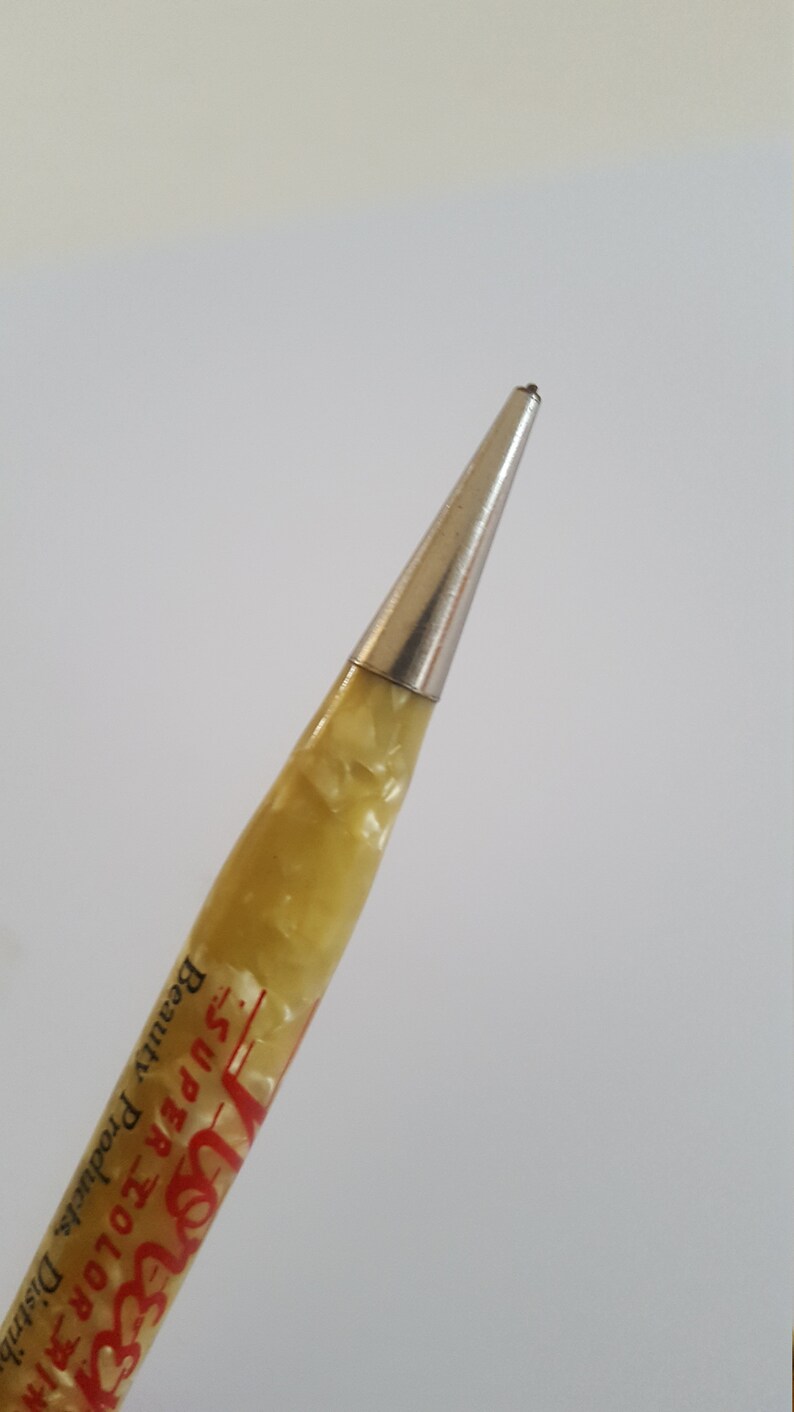 Noreen Super Color Rinse Beauty Products Vintage circa 1953 advertising mechanical pencil by Ritepoint Distributors Denver Colorado
