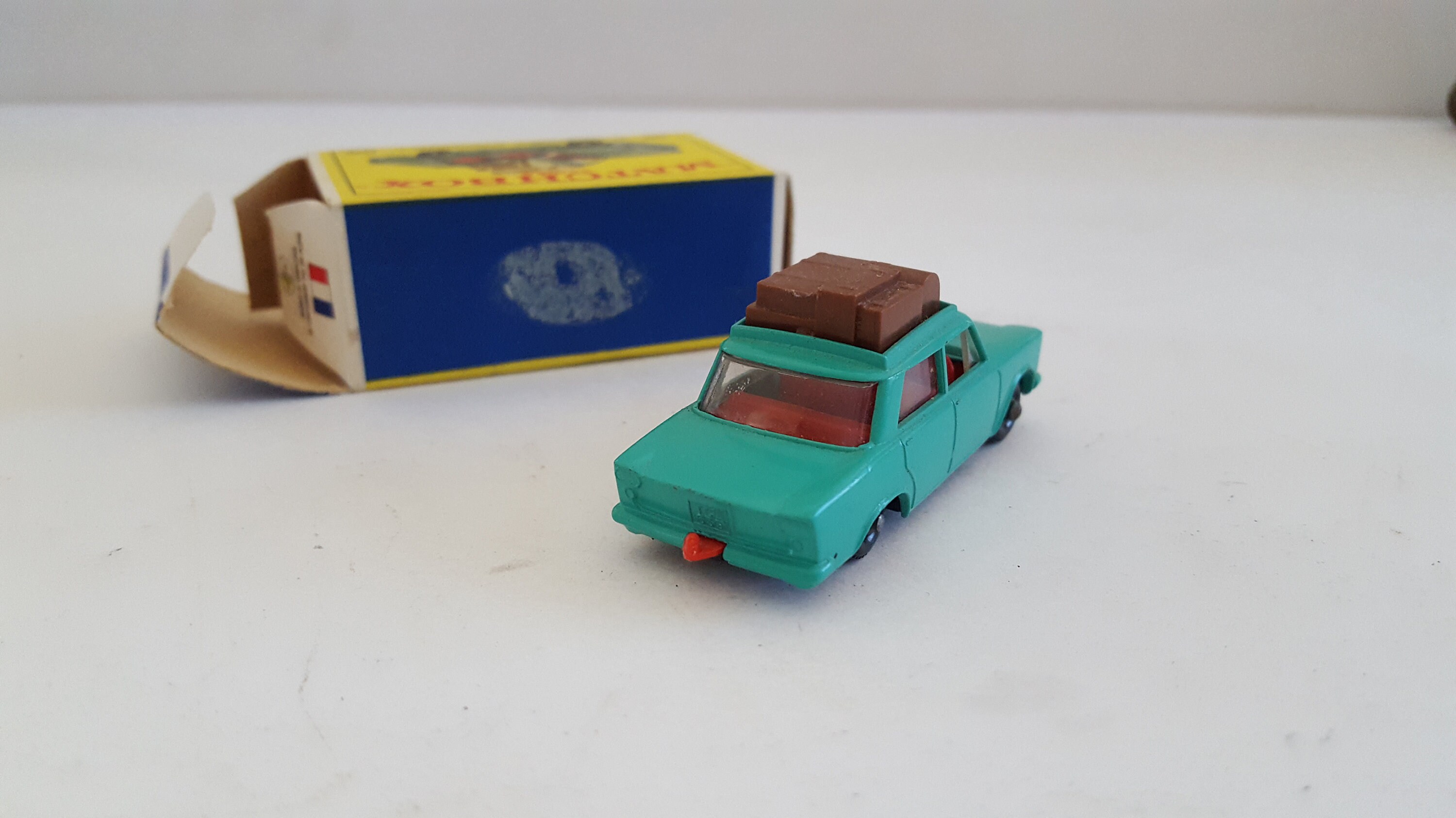 Vintage Matchbox Series No 56 b1 Fiat 1500 avec bagages Fabrique en Angleterre par Lesney boite dorigine bel etat Etsy France