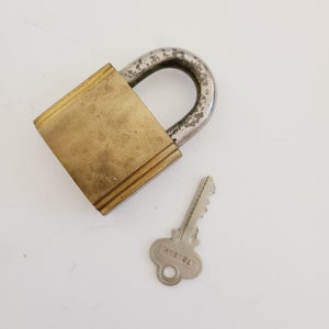 Vintage Circa 1960's Heavy Duty Elgin Pin Tumbler Brass and Steel ...