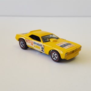 Vintage 1970 Redline Hot Wheels &quot;Snake&quot; Don Prudomme Funny Car, excellent paint and stickers but missing support