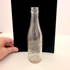 Vintage 1943 Dr. Pepper soda bottle 6 1/2 oz, Dr. Pepper  Good For Life 10 2 4, clear bottle Ball glass Indianapolis Ind. Not cleaned