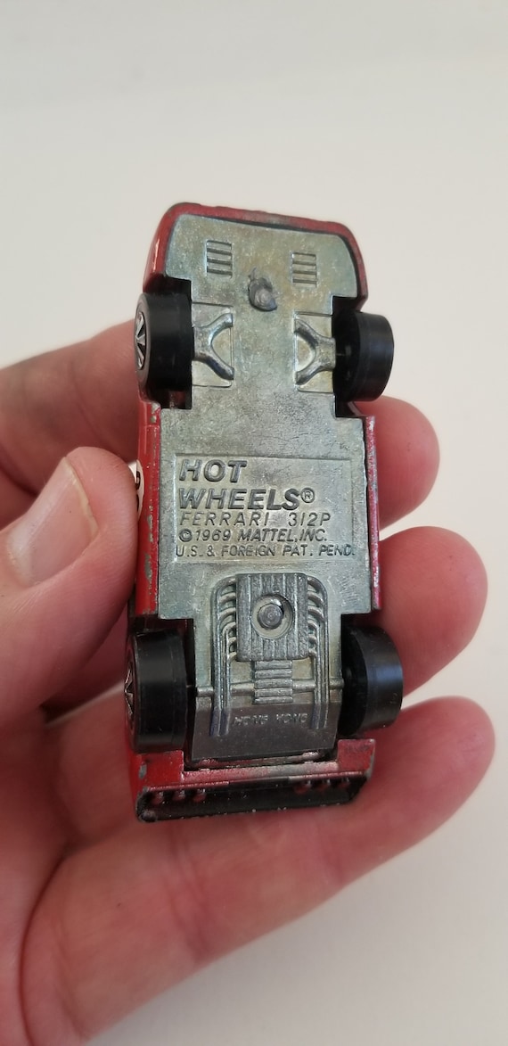 Vintage 1970 Hot Wheels Redline Ferrari 312P - Hong Kong Edition