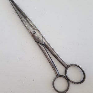Antique barber scissors, W.H. Morley & Sons, Germany, hair cutting probably from 1890&#39;s cleaned