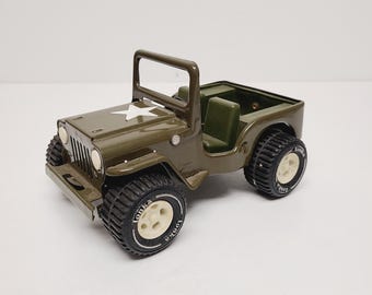 Vintage 1960s Tonka Jeep: Mint Green Pressed Steel Toy Truck - Etsy