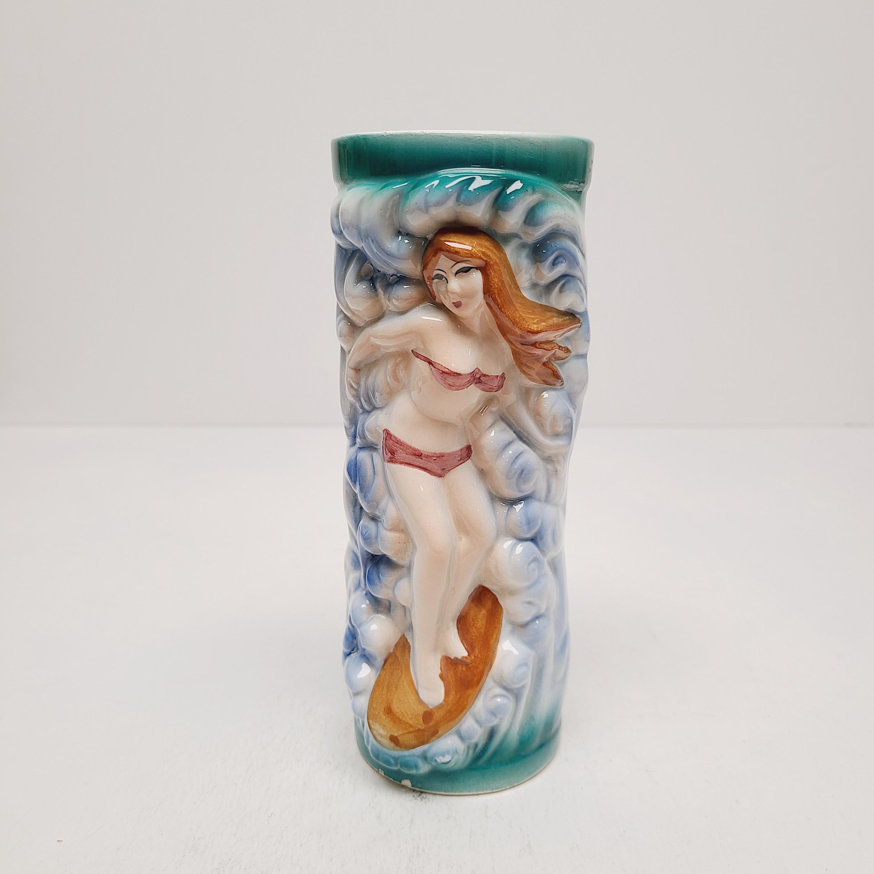 Surfer Girl Tiki Mug - Etsy