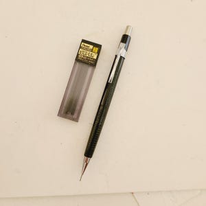 Vintage circa 1970&#39;s Pentel Sharp 5 P-205-A mechanical drafting pencil 0.5mm size, imprinted Marbaugh Instruments