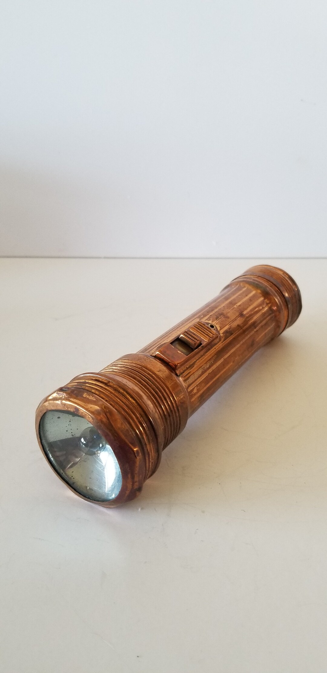Vintage 1930 Ray-o-vac Copper Flashlight: Working Rivet Switch - Etsy
