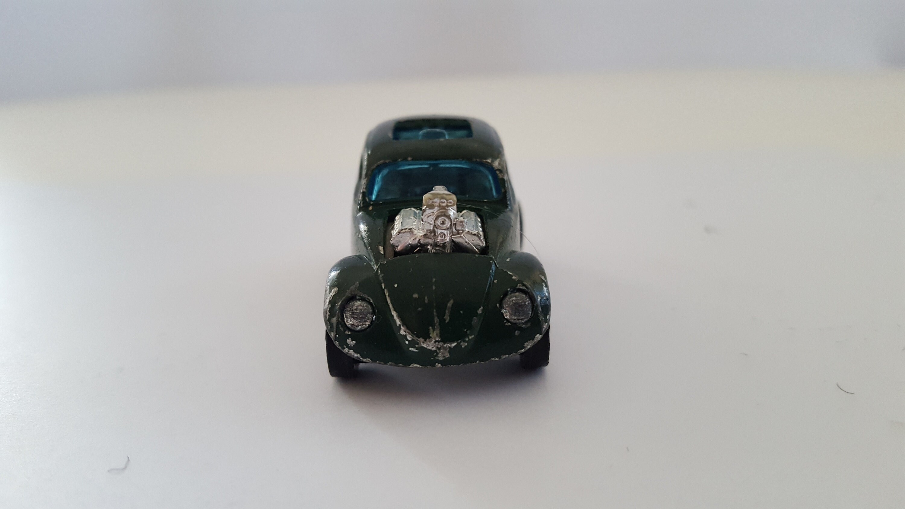 Vintage Redline Hot Wheel Custom Volkswagen: Green Enamel, Hong