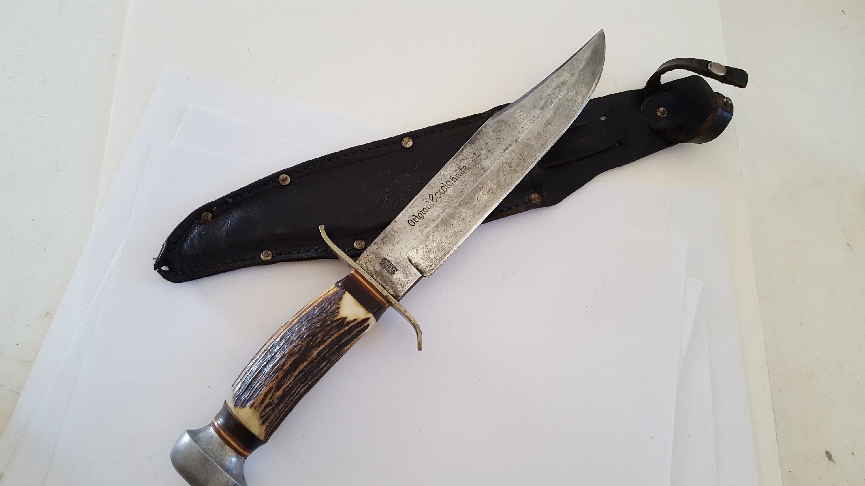 Vintage 1950's Original Bowie Knife Solingen Niemcy - Etsy Polska
