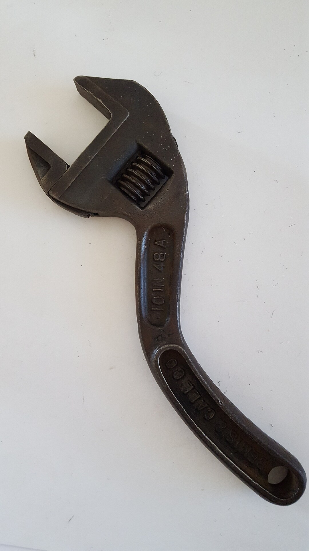 Antique Circa 1895 Bemis & Call Co Adjustable Pipe and Nut s Wrench