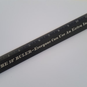 13 Inch Ruler Etsy
