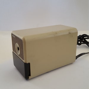 Vintage 1970s Boston Model 18 Electric Pencil Sharpener - Made in USA
