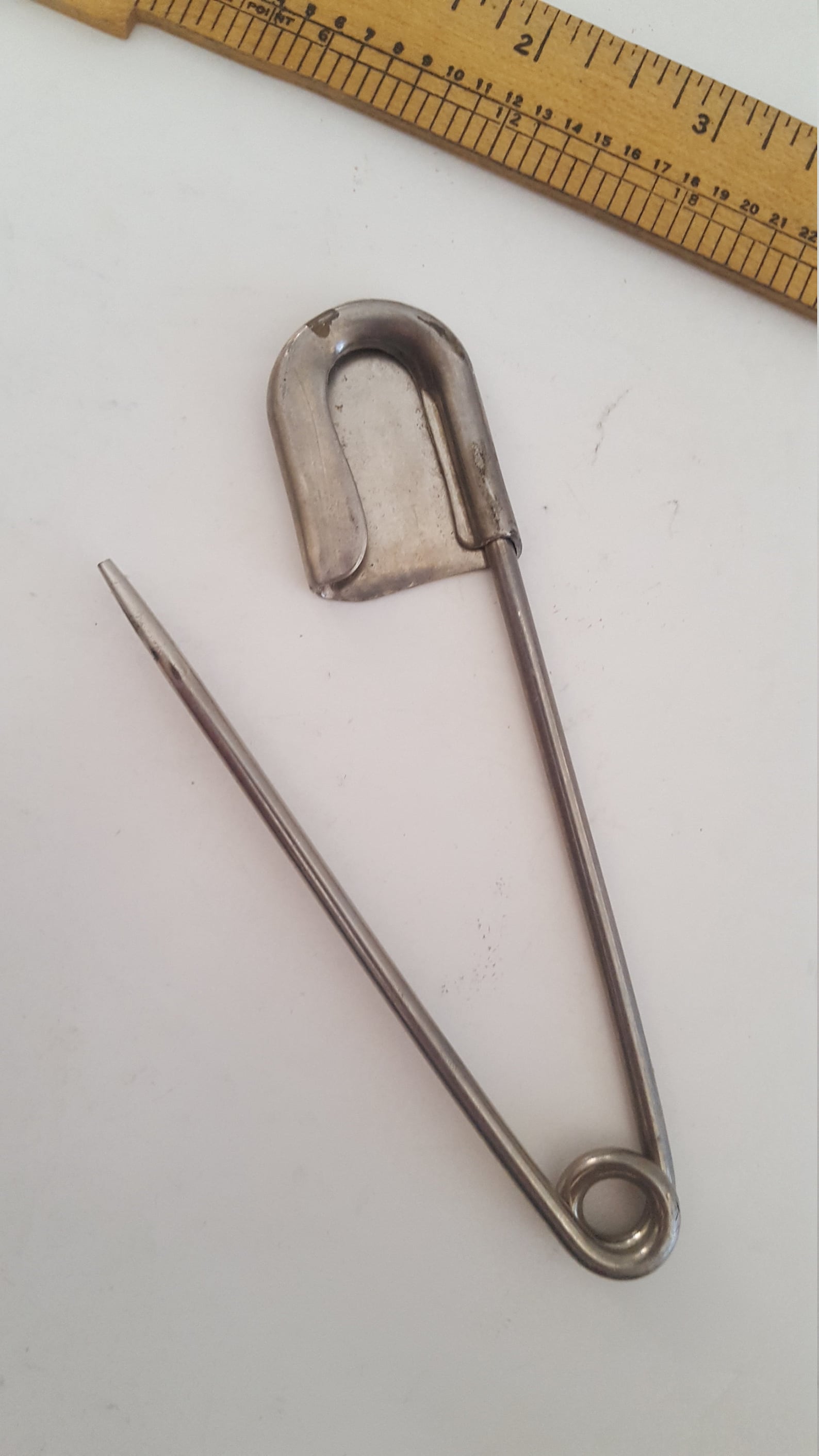 Vintage Risdon Style Brass Unmarked Safety Pin Key Tag Lock Etsy