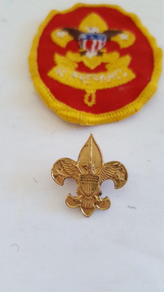 Vintage lot of 2 Boy Scouts items includes a used… - image 5