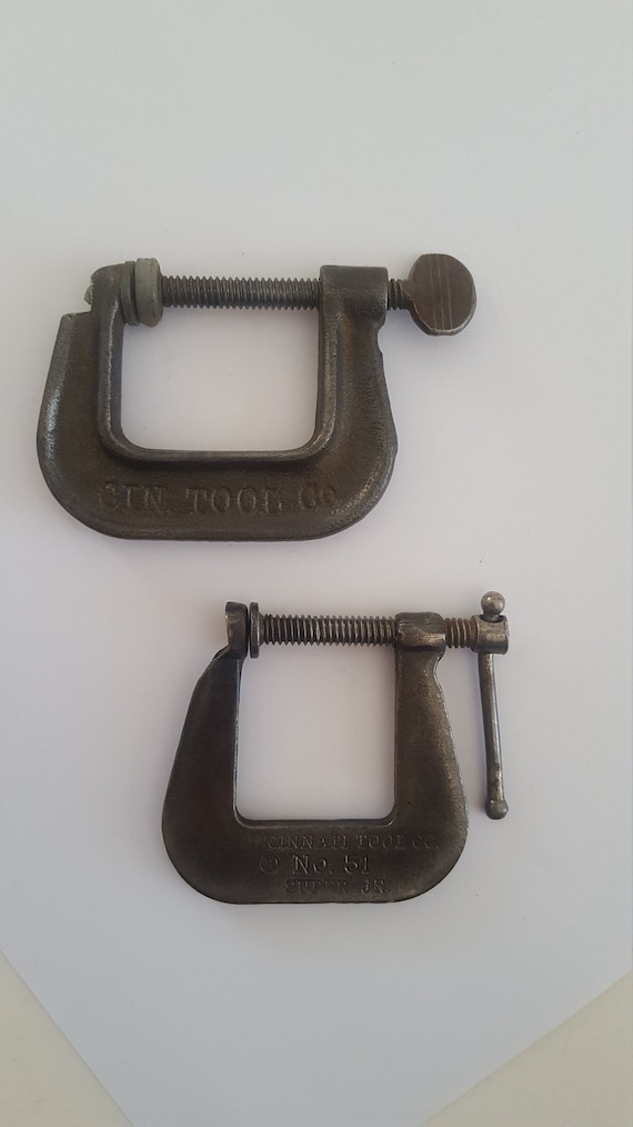 Cincinnati Hargrave 4” C Clamp New Old Stock Forged Made In USA