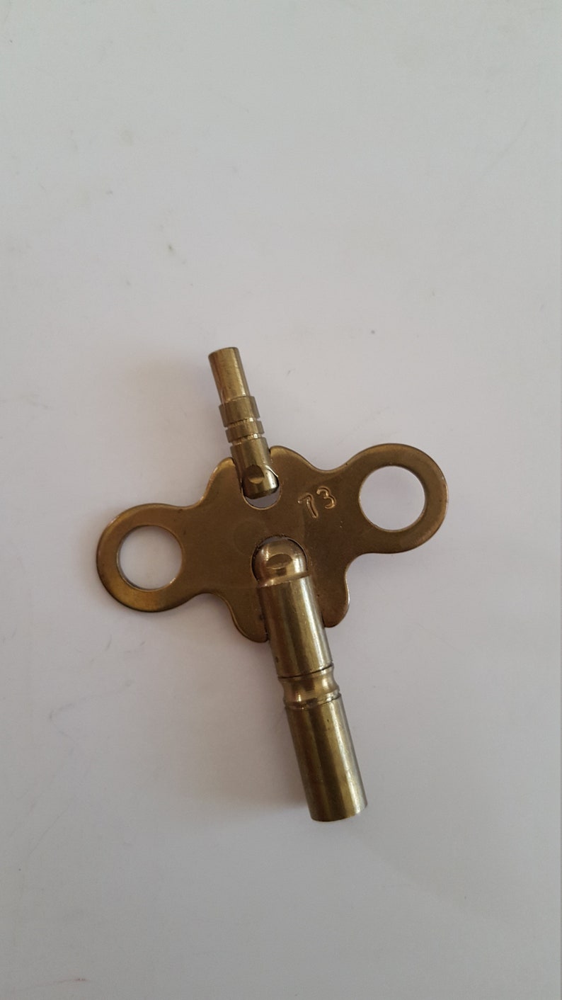 Vintage dual clock key 6 3.75mm regulator key size 0 2.25mm Etsy